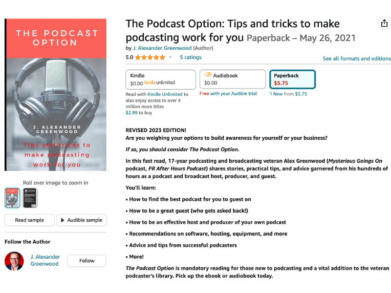 The Podcast Option by J. Alexander Greenwood  